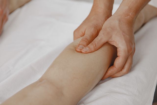 Deep tissue massage at Nourish International Spa